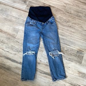 Abercrombie Maternity Ankle Straight Jean